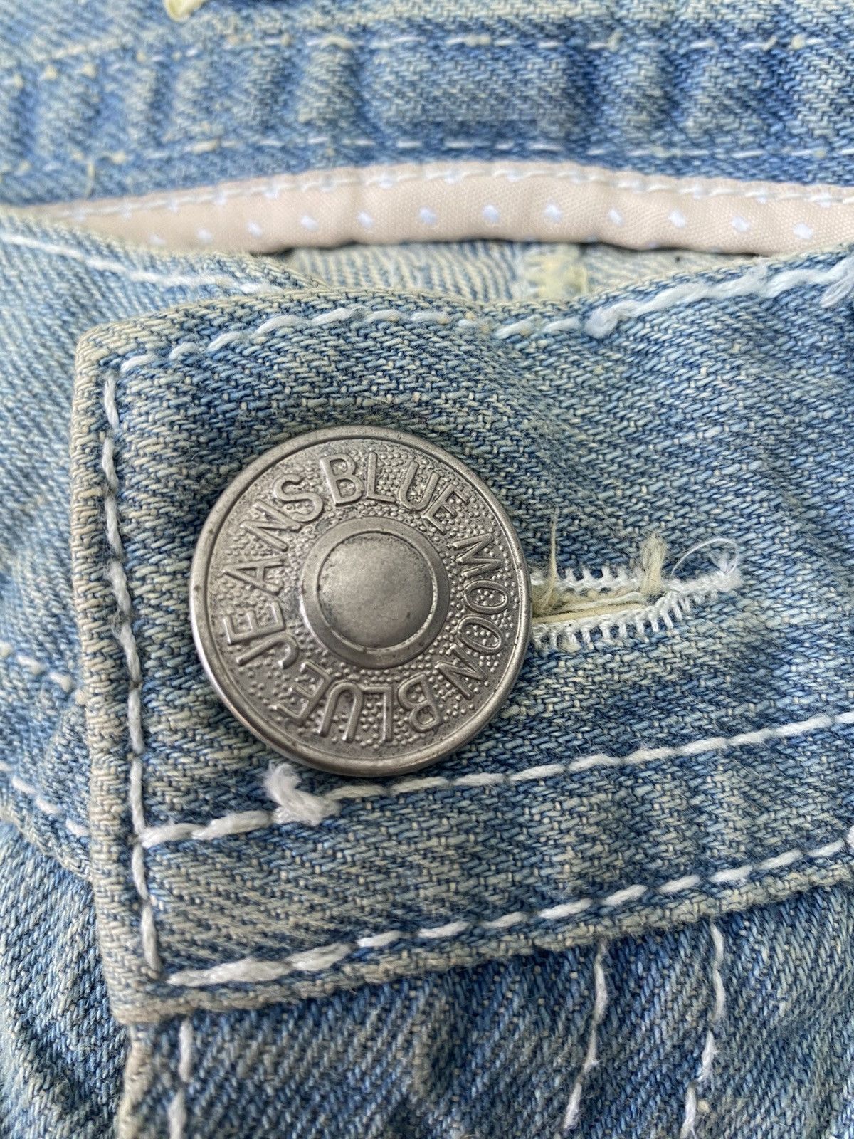 Japanese Brand Japanese Brand Bluemoon Blue Jeans 1993 Are You Ready ?! Size 30" / US 8 / IT 44 - 11 Thumbnail