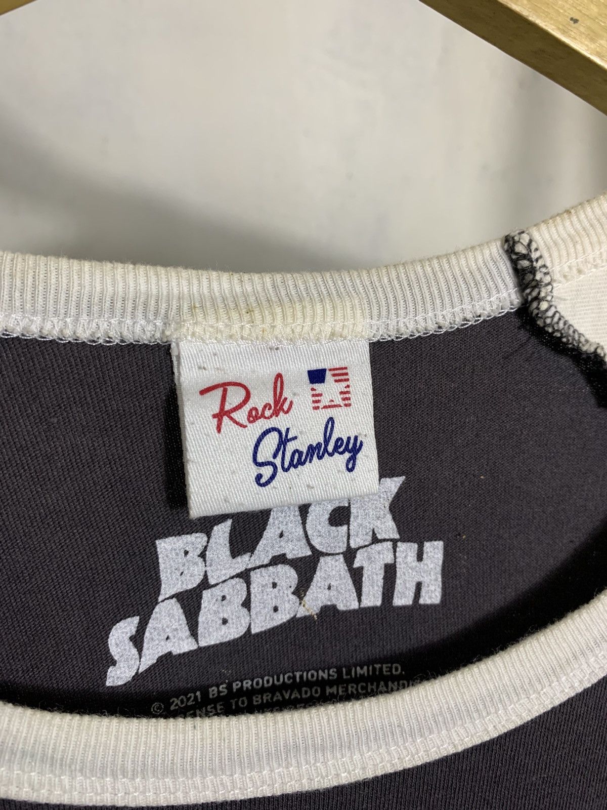 Vintage Black Sabbath Raglan Shirt Size US M / EU 48-50 / 2 - 3 Thumbnail
