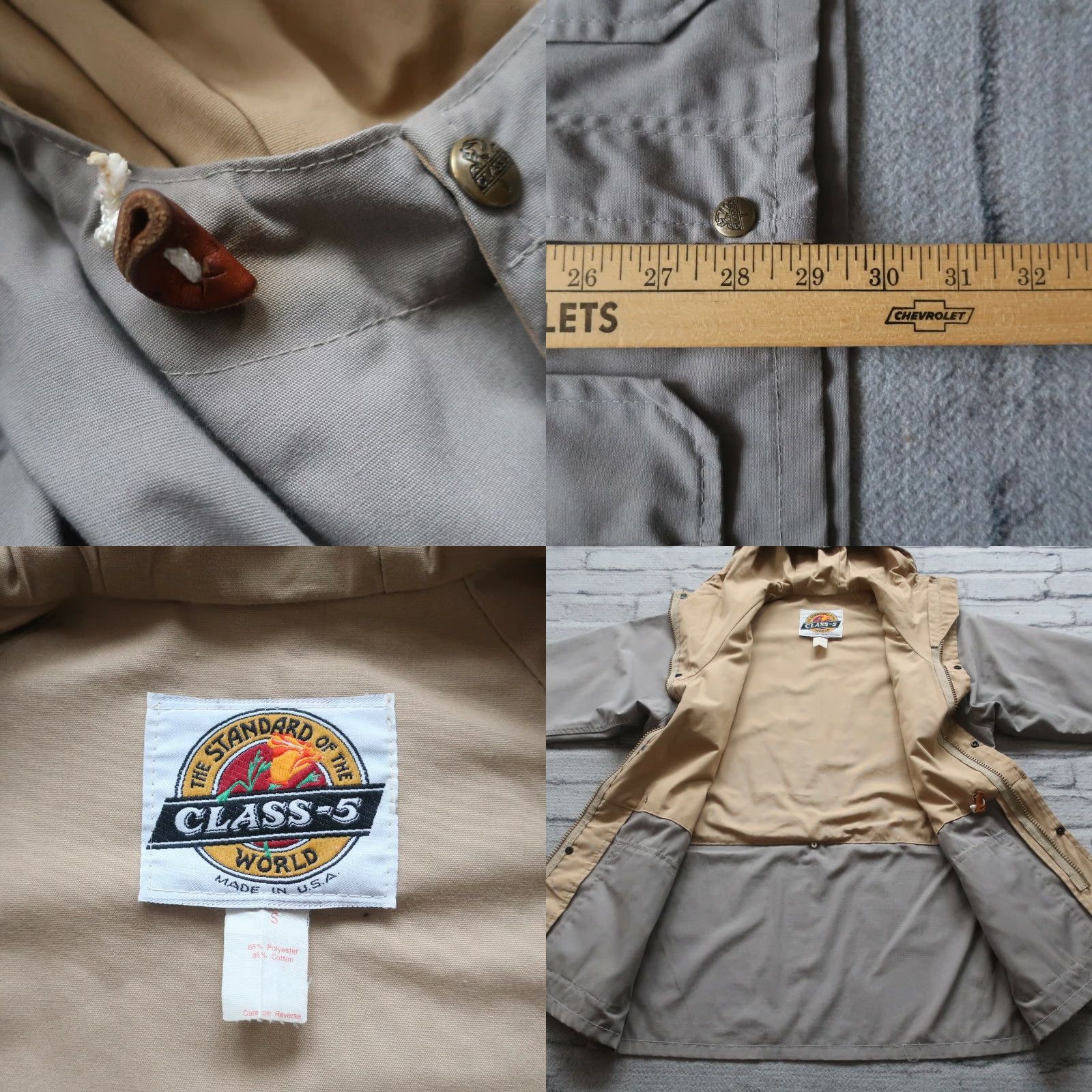 Vintage Vintage Class-5 Mountain Parka Jacket Grey Small Mens Size US S / EU 44-46 / 1 - 8 Thumbnail
