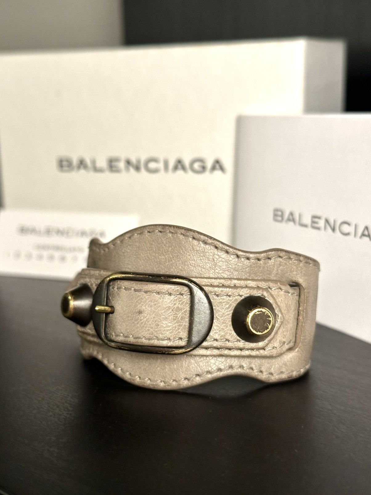 Balenciaga Balenciaga leather cuff Size ONE SIZE - 2 Thumbnail