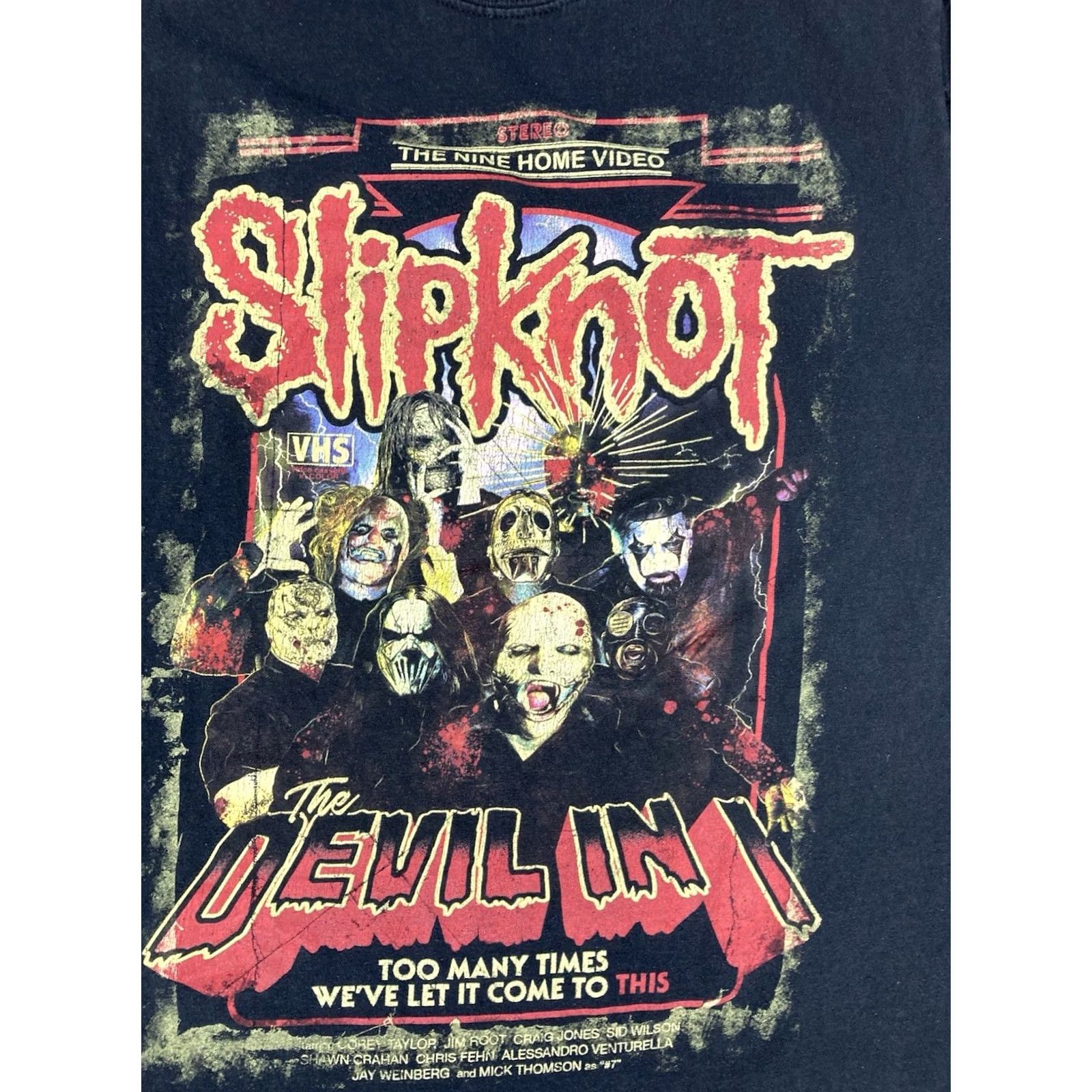 Vintage VINTAGE Slipknot Women T-Shirt Sleeveless Black Medium Crew Neck Cotton Graphic Music Sleeveless Shirt Size M / US 6-8 / IT 42-44 - 2 Thumbnail