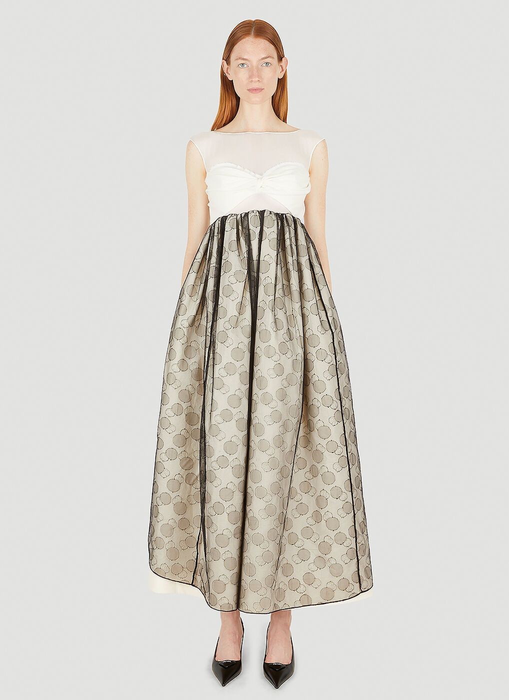 Maison Margiela o1y0625 Maxi Dress in Multicolor Size S / US 4 / IT 40 - 1 Thumbnail
