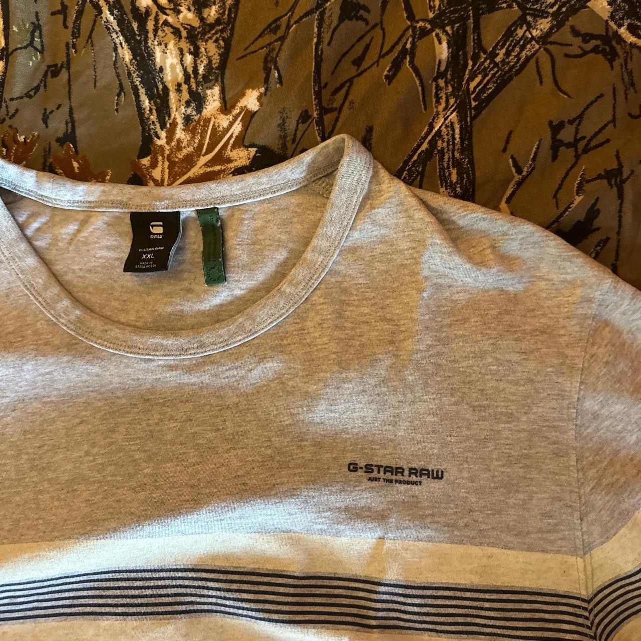 G-Star striped grey g star shirt Size US XXL / EU 58 / 5 - 3 Thumbnail