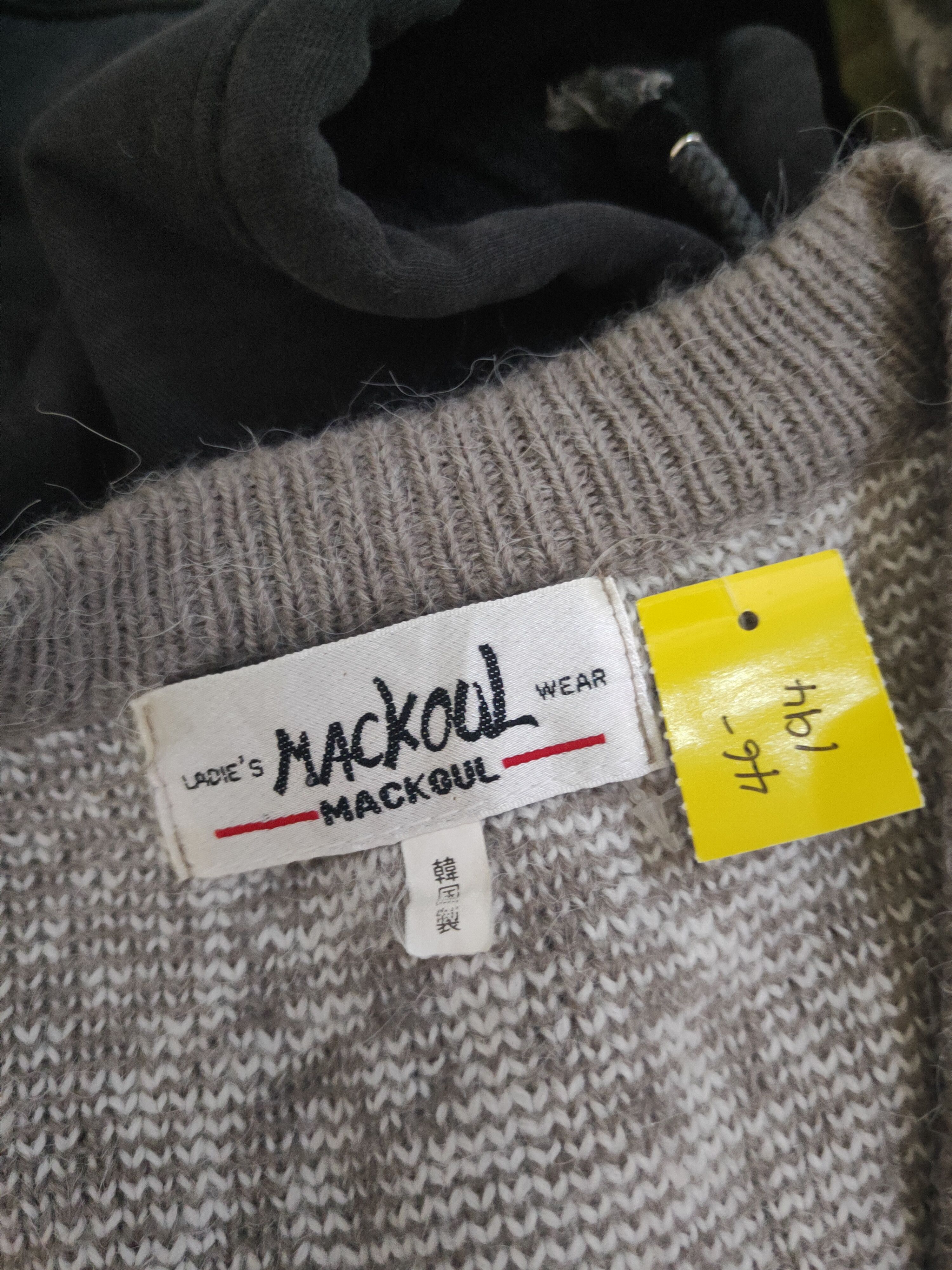 Japanese Brand DL Mackoul vintage Gray Knitwear Cardigan #46-194T Size XL / US 12-14 / IT 48-50 - 11 Thumbnail