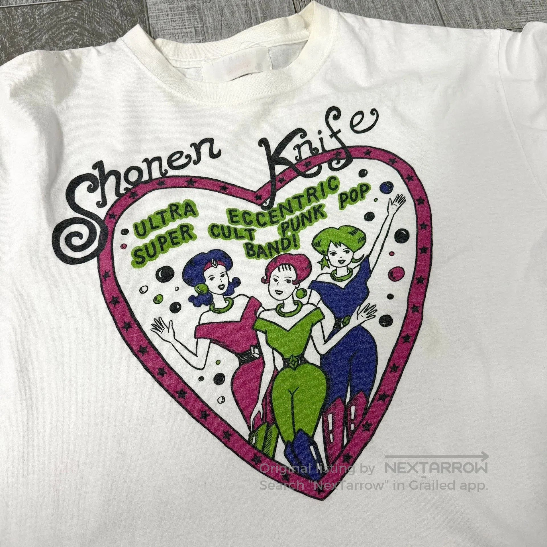 Vintage Vintage Shonen Knife 00s Band Tee. Size US M / EU 48-50 / 2 - 4 Thumbnail
