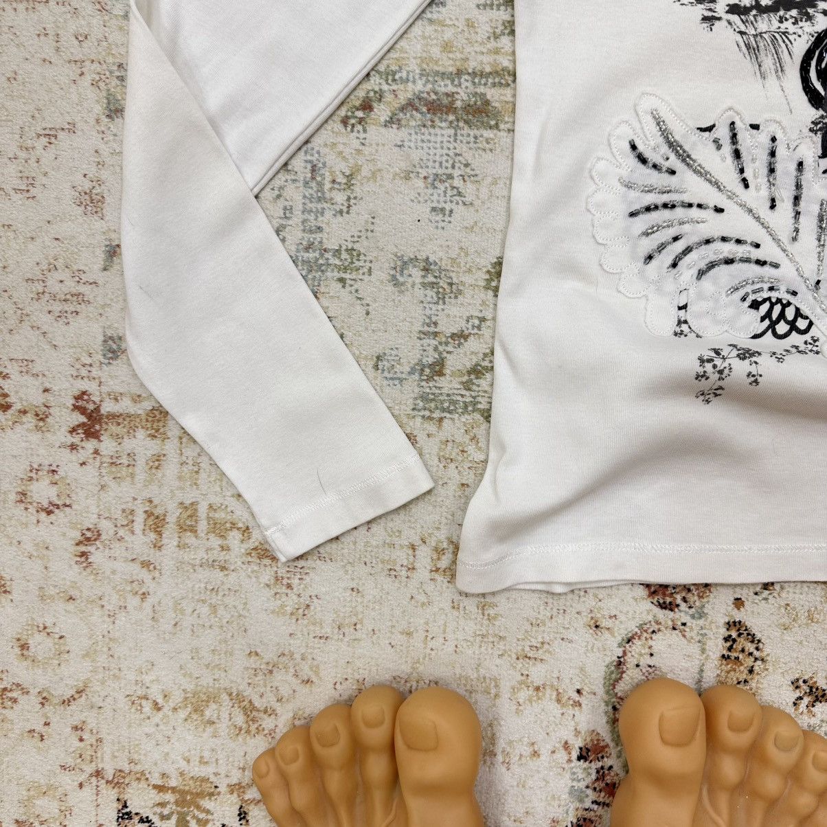 Japanese Brand × Vintage Vintage Japanese Style Oui Moments Long-sleeve T-shirts Size S / US 4 / IT 40 - 3 Thumbnail