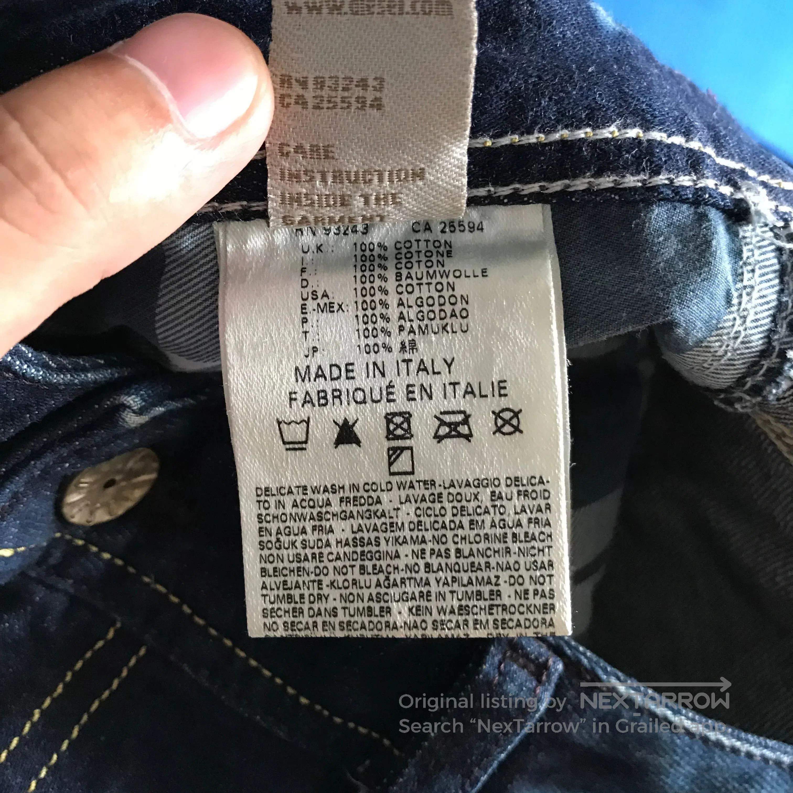Diesel Diesel Krooley 088W Slim Jeans. Size US 28 / EU 44 - 9 Thumbnail