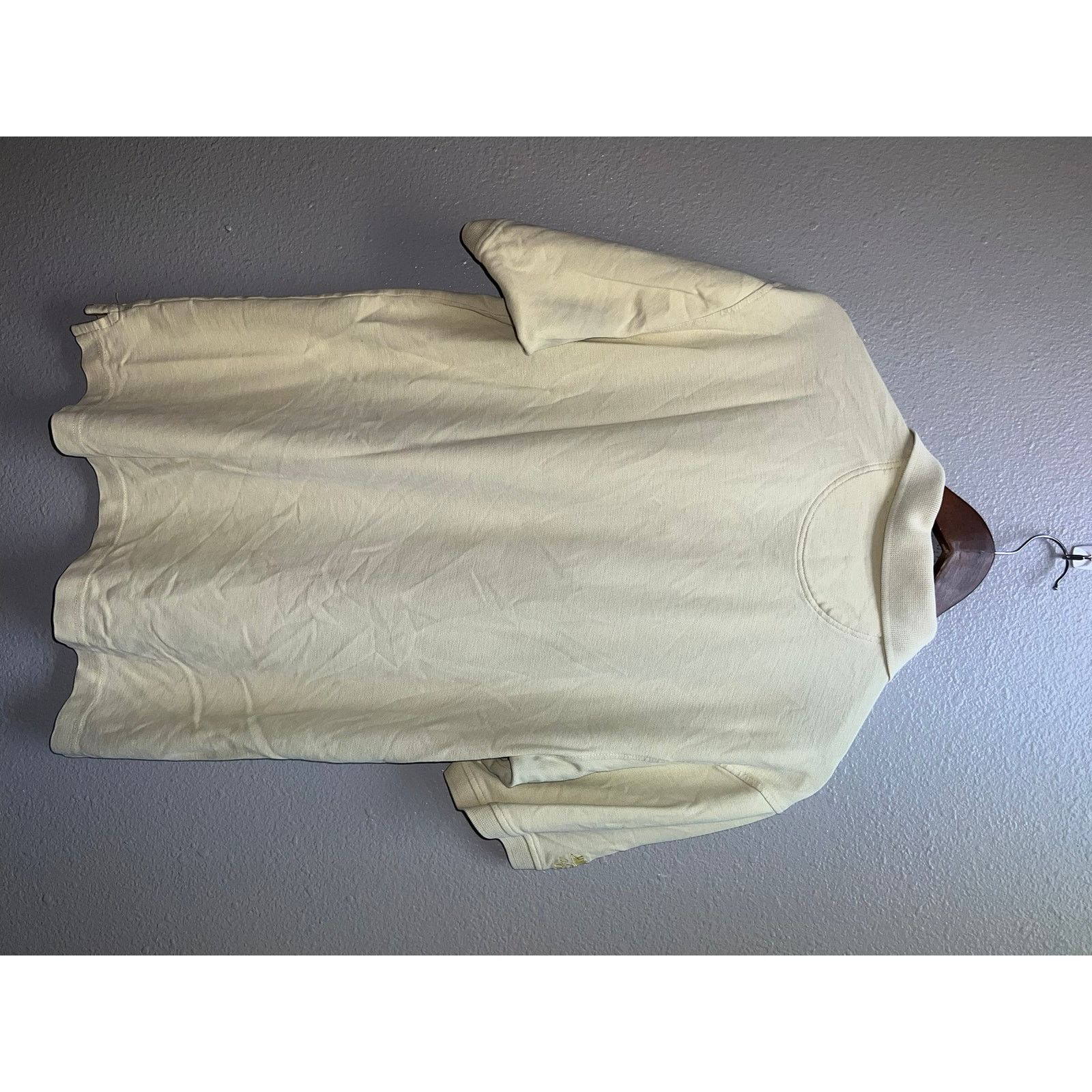 Harriton Vintage Harriton Yellow Polo Shirt Golf Golfing Mike Shaw L Size US L / EU 52-54 / 3 - 6 Thumbnail