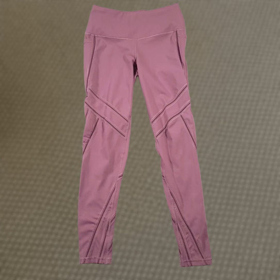 Victoria's Secret Victoria's Secret Sport Leggings Women Small Pink Mauve Knockout Tight Pockets Size 28" / US 6 / IT 42 - 1 Thumbnail