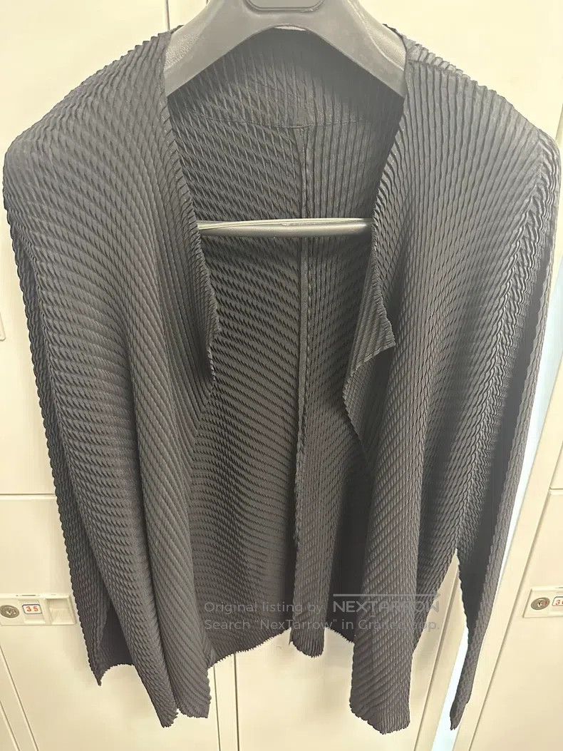 Issey Miyake Issey Miyake Fish Scale Cardigan Coat Size S / US 4 / IT 40 - 2 Thumbnail