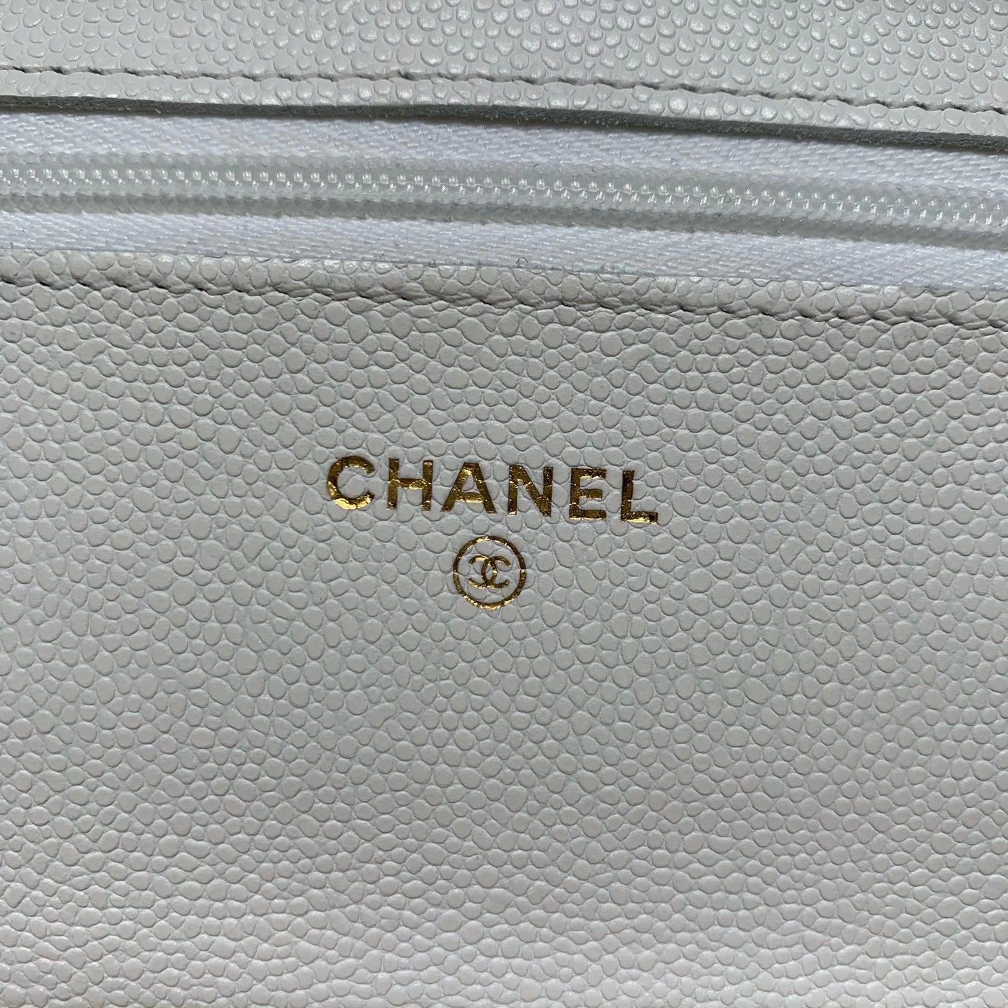 Chanel Chanel WOC White Litchi 95New Crossbody Size ONE SIZE - 3 Thumbnail