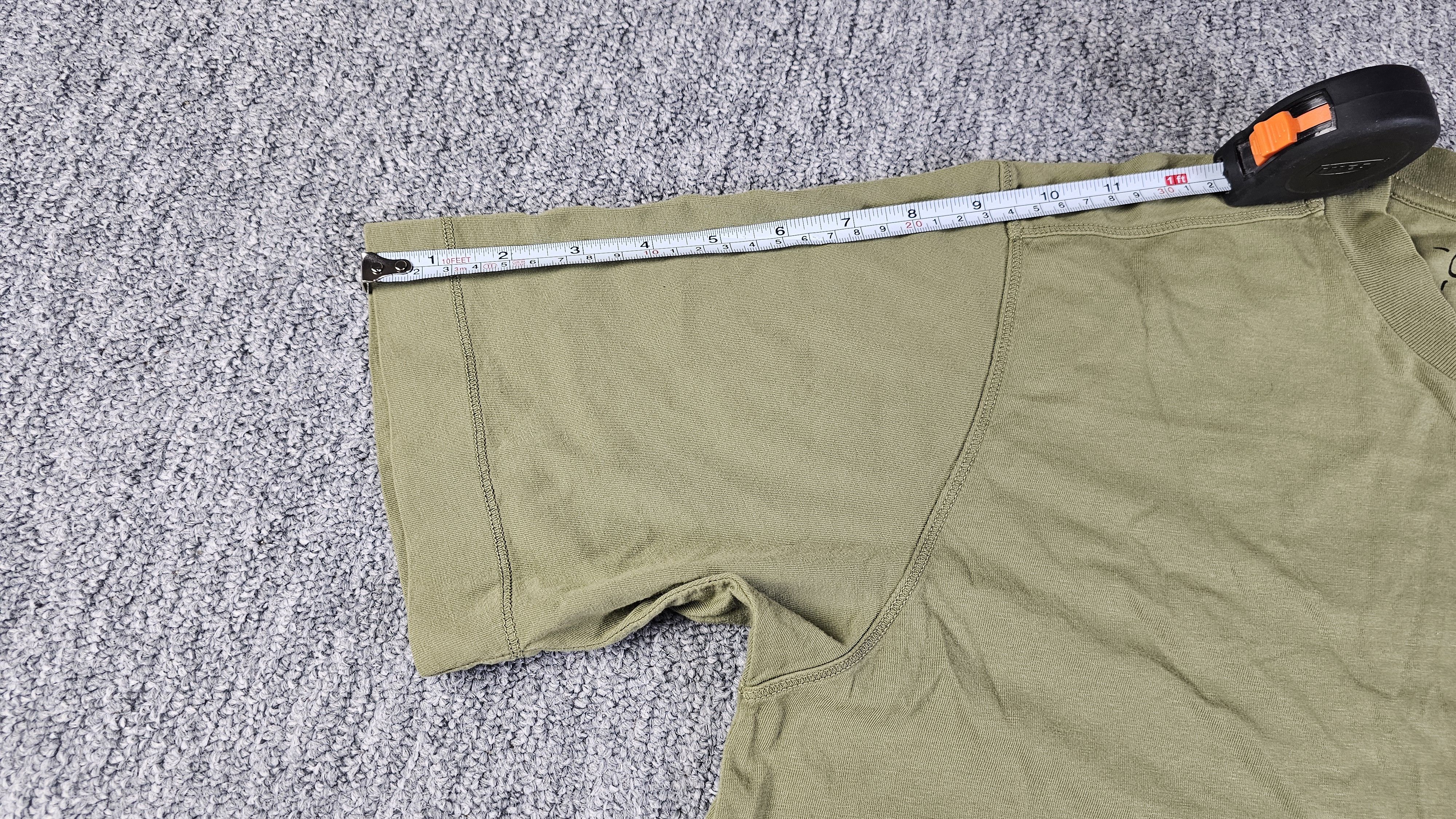 Paul Smith Paul Smith Zebra Logo Organic Cotton Tee Olive Green Men M Size US M / EU 48-50 / 2 - 9 Thumbnail