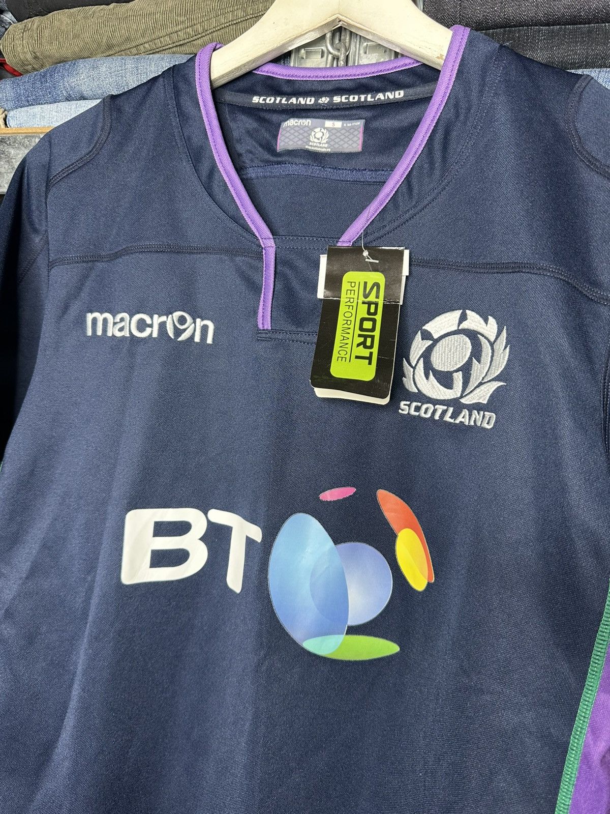 Macron Scotland 2018/2019 Macron Home Rugby Jersey Shirt Size S Size US S / EU 44-46 / 1 - 3 Thumbnail