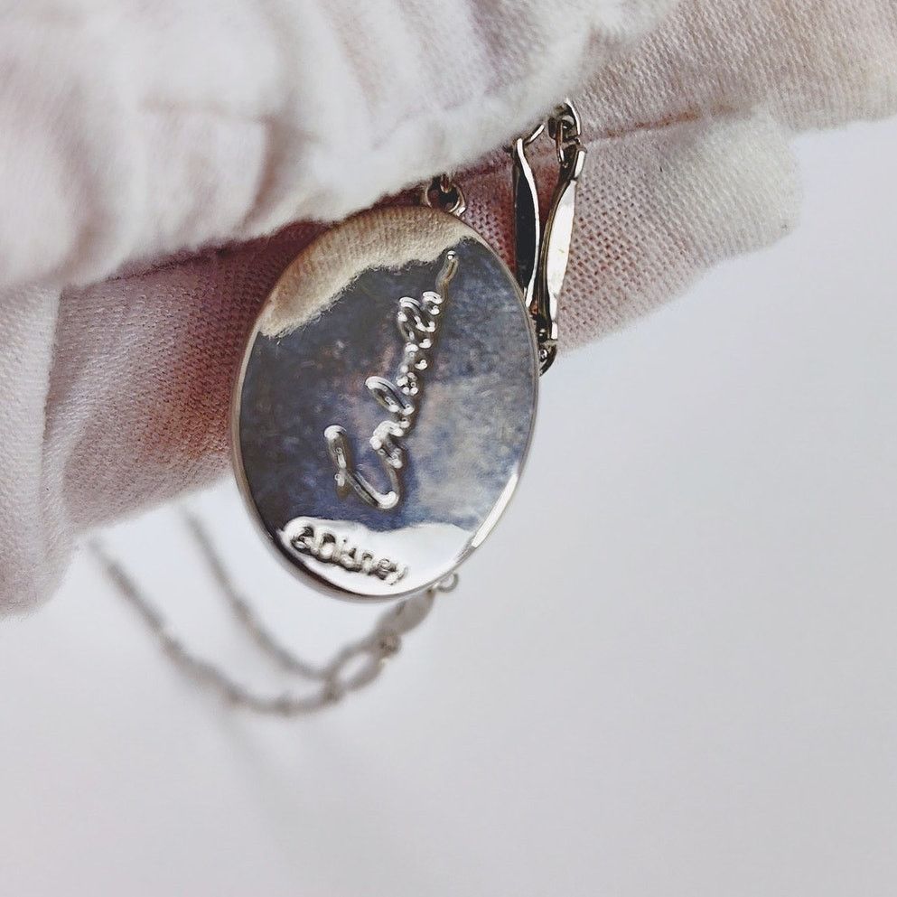 Disney Disney Cinderella Pressed Flower Necklace w Slipper RARE Size ONE SIZE - 6 Thumbnail