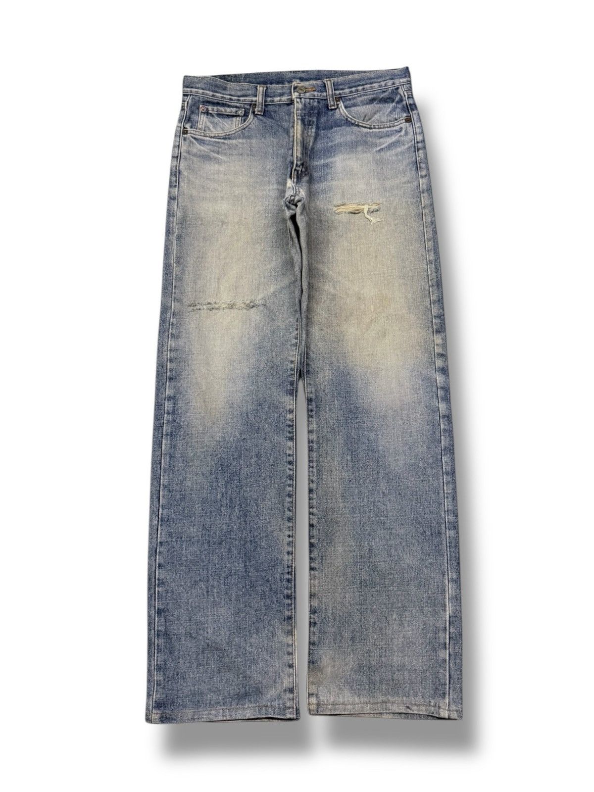 Japanese Brand Vintage 00s Bobson Chessking Japanese Market Jeans | W32 Size US 32 / EU 48 - 2 Thumbnail