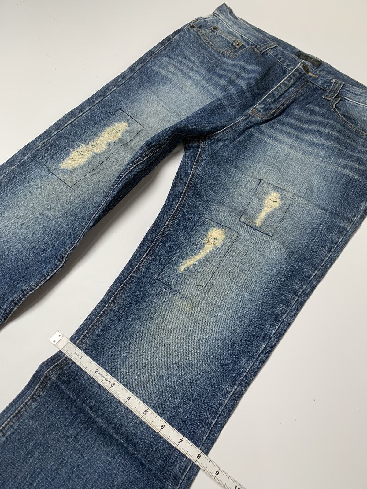 Japanese Brand × Vintage Beach sound distressed denim Size US 32 / EU 48 - 12 Thumbnail