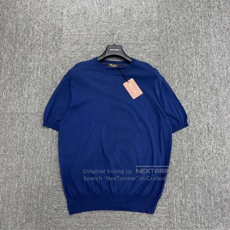 Loro Piana Loro Piana Short Sleeve Knit Top. Size US XL / EU 56 / 4 - 1 Thumbnail