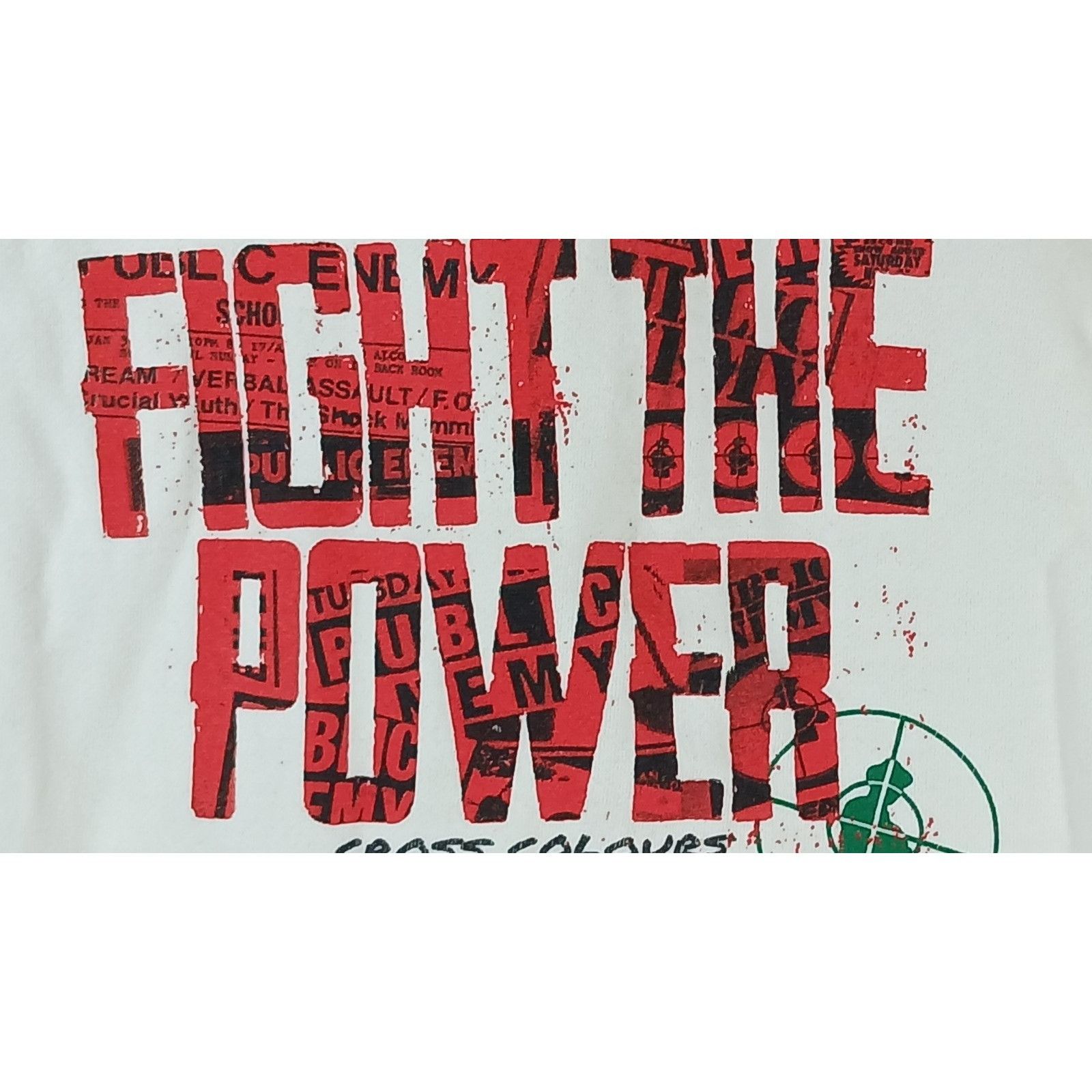 Cross Colours Cross Colours Public Enemy Hoodie Mens Medium Cream Fight th Size US M / EU 48-50 / 2 - 16 Thumbnail
