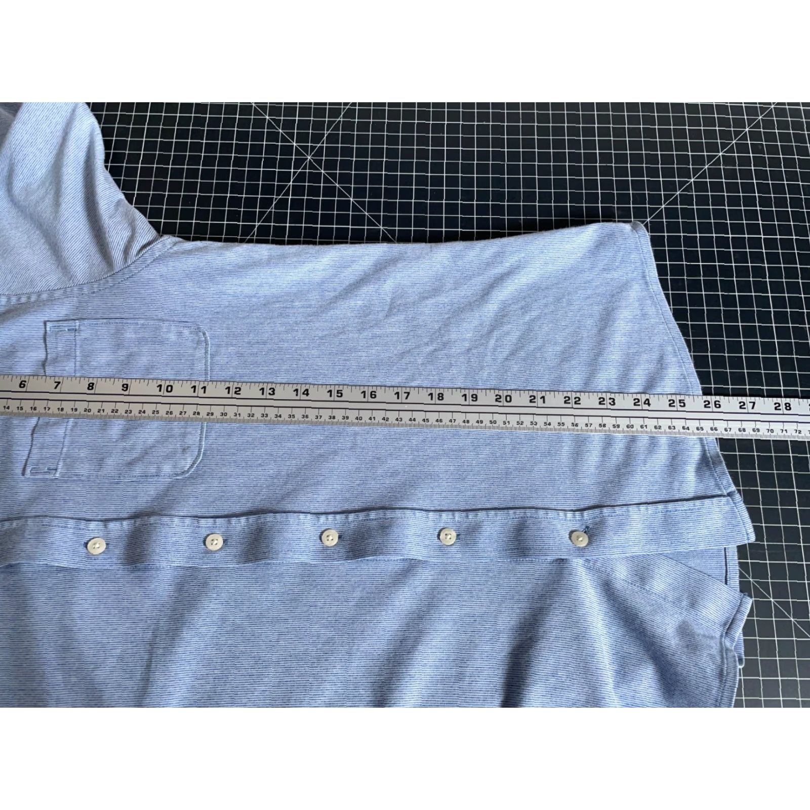 Vintage Ministry of Supply Long Sleeve Shirt Men's Small Light Blue Cotton Blend Size US S / EU 44-46 / 1 - 6 Thumbnail