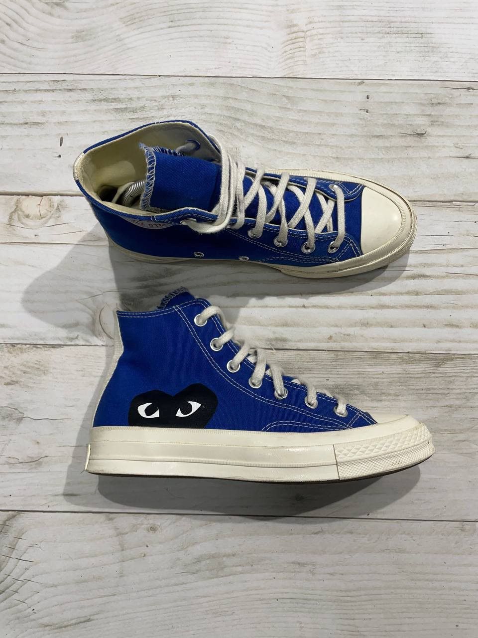 Comme des Garcons Comme Des Garçons Play x Converse High Top Sneakers Woman Size US 8 / IT 38 - 1 Thumbnail