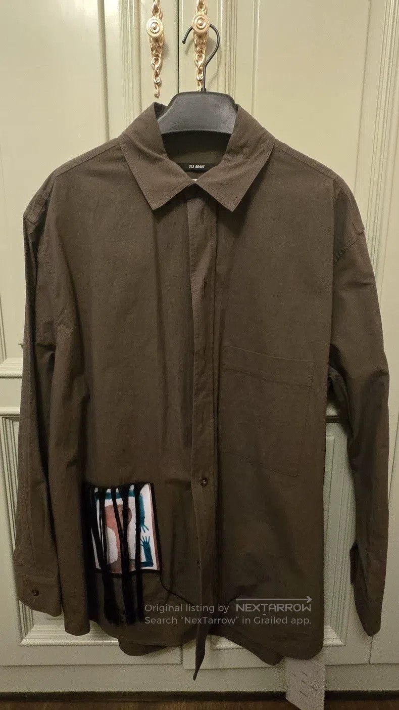 SONG FOR THE MUTE Gray shirt jacket