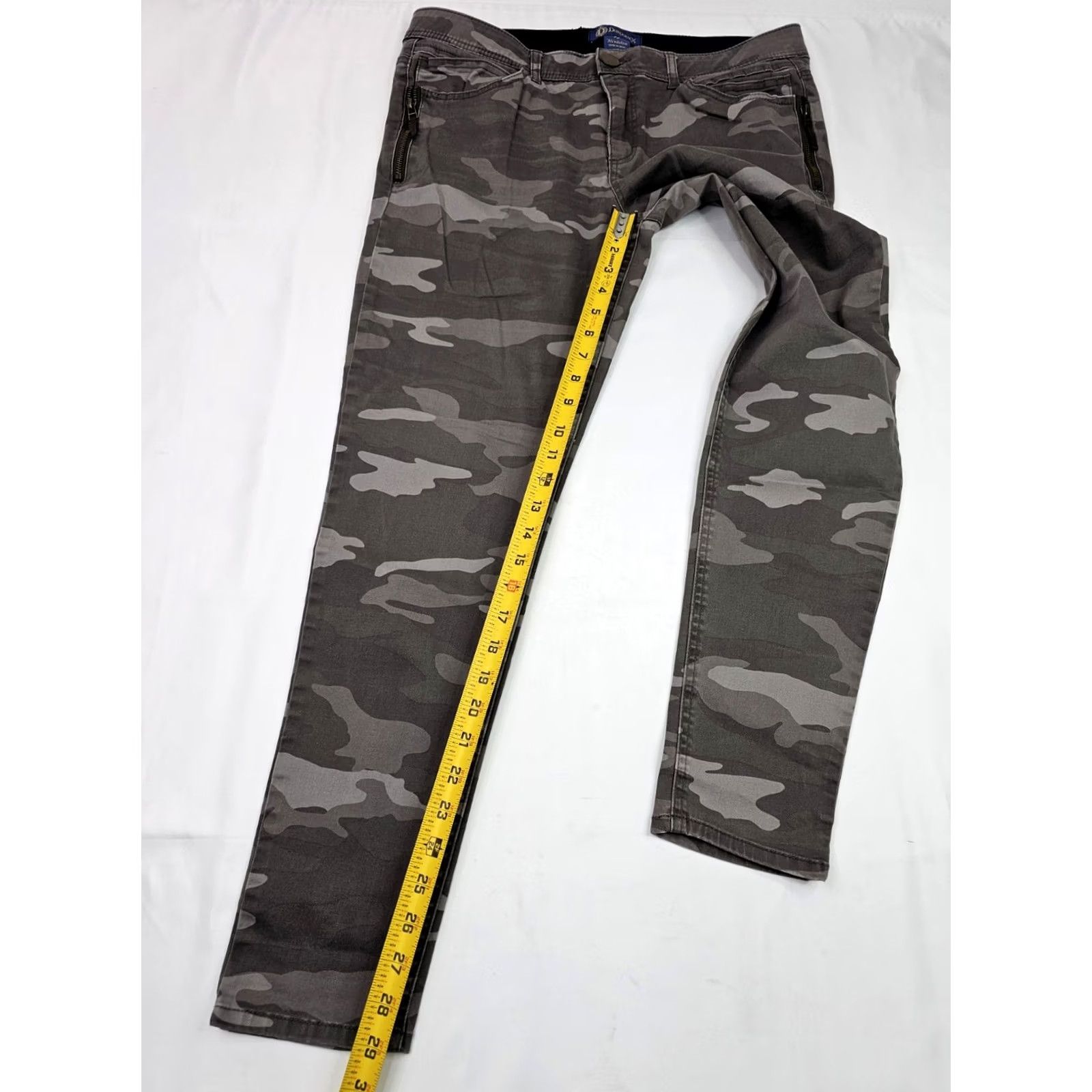 Vintage VINTAGE Democracy Ab Technology Ankle Skinny Jeans Women 14 Gray Camouflage Denim Pant Jeans Size 36" / US 14 / IT 50 - 3 Thumbnail