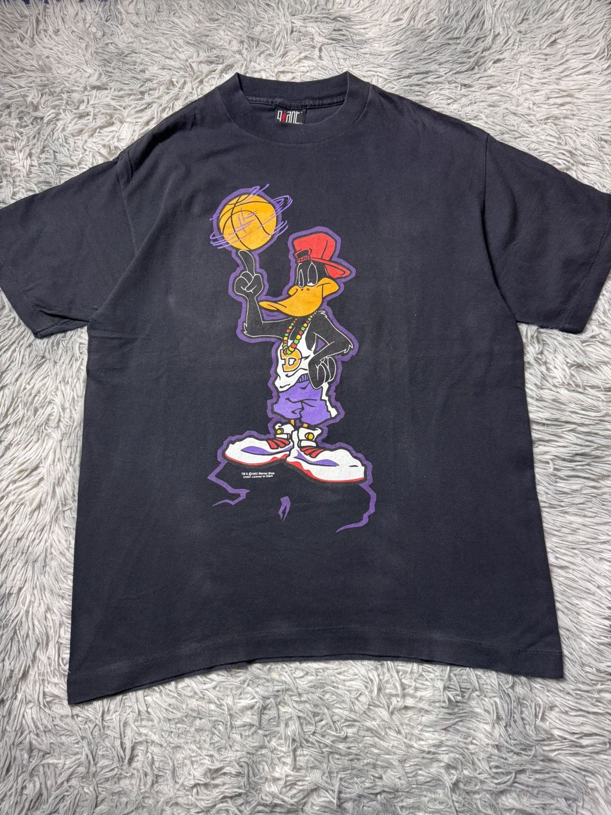Warner Bros Vintage Daffy Duck Warner Bros 1993 Size US L / EU 52-54 / 3 - 1 Thumbnail