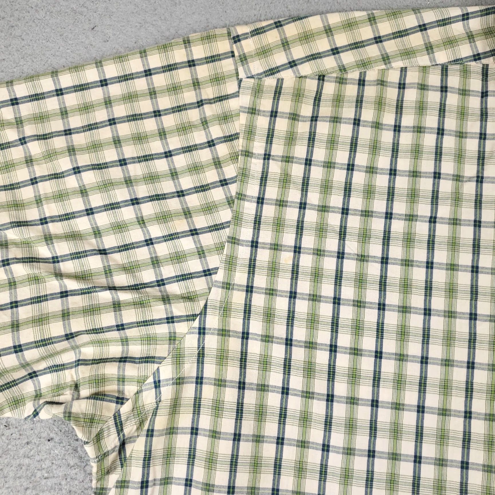 Nautica Nautica Green Plaid Button-Up Shirt Mens XL Short Sleeve Casual Size US XL / EU 56 / 4 - 4 Thumbnail