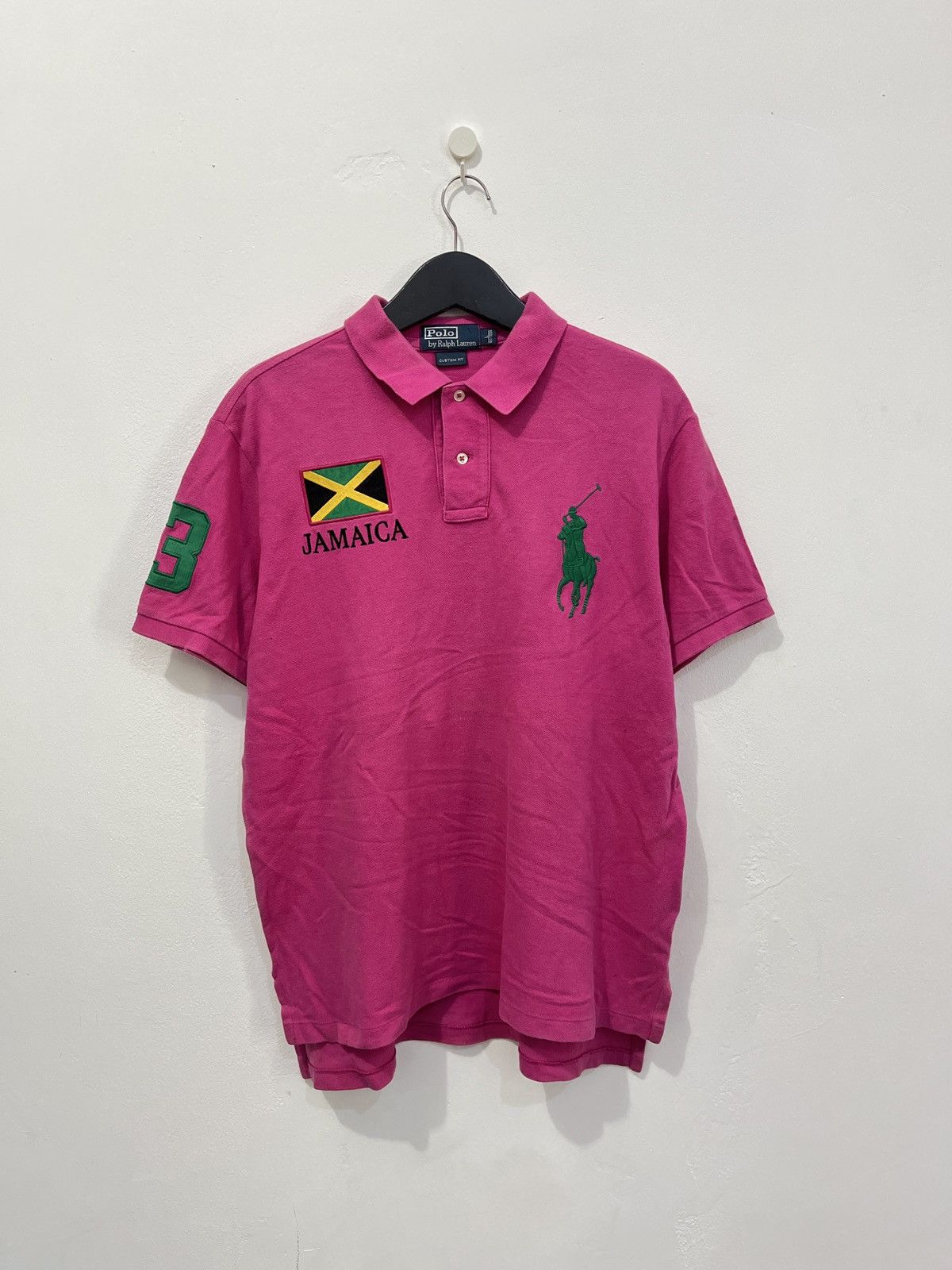 Polo　Ralph Lauren　ポロシャツ　JAMAICA　ジャマイカ POLO RALPHLAUREN ビッグポニー ジャマイカ国旗 3 ポロシャツ