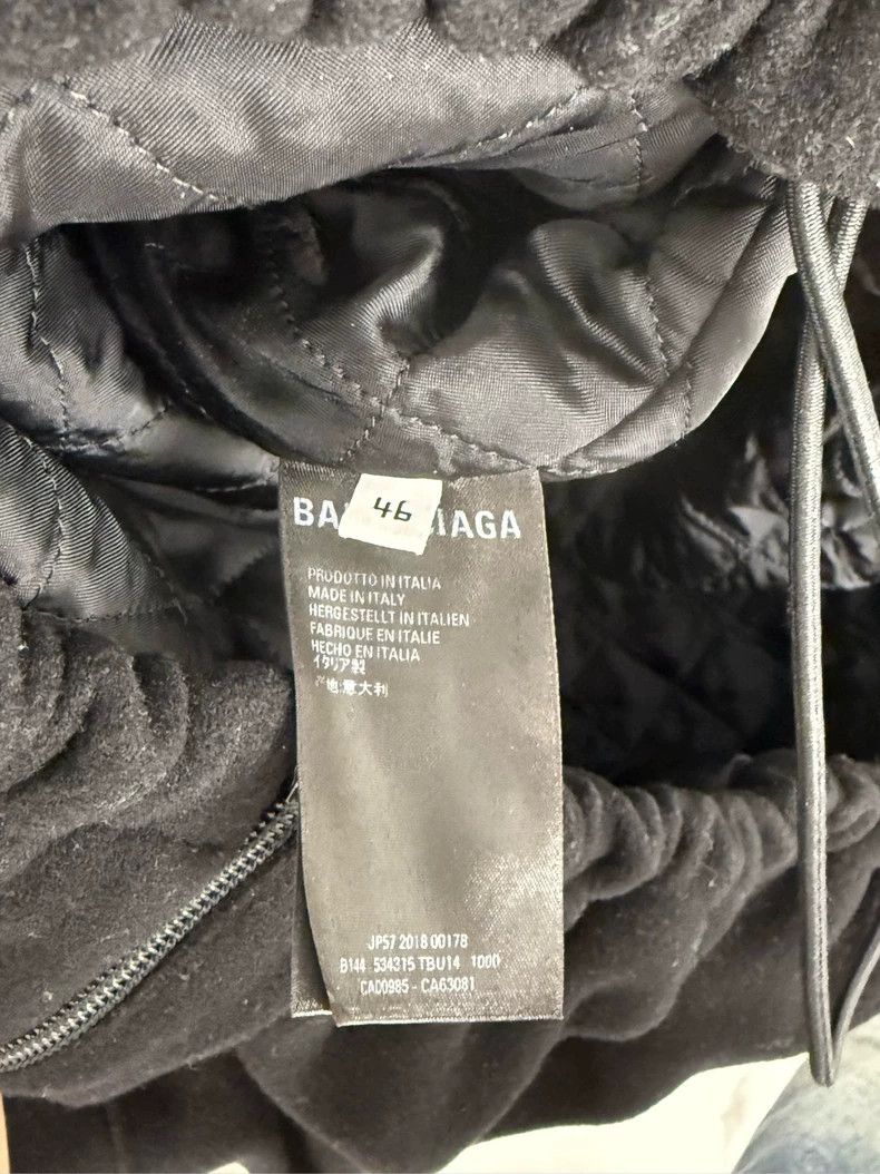 Balenciaga Balenciaga Wool cotton-padded jacket coat Size US S / EU 44-46 / 1 - 4 Thumbnail