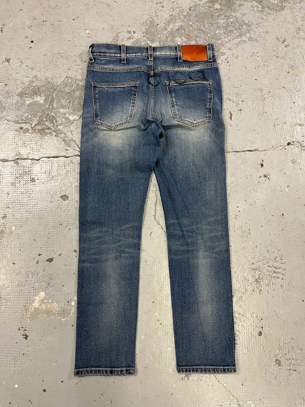 Designer × Gucci × Vintage Gucci MBL Yankees Blue Slim Denim Jeans Size US 39 - 5 Thumbnail