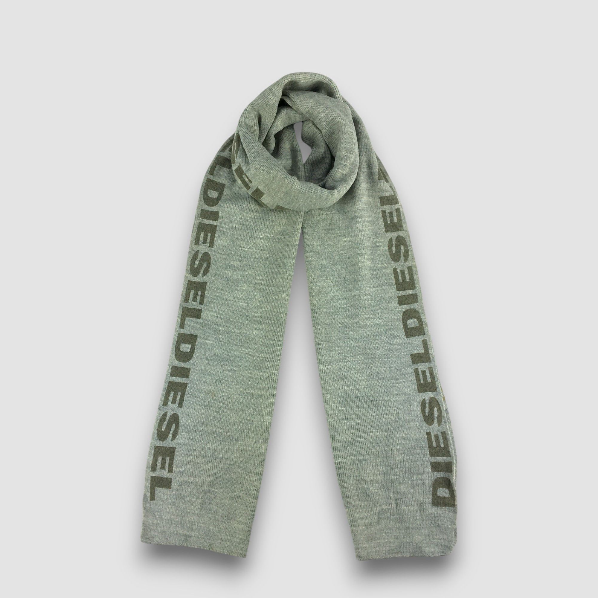 Diesel Vintage Y2K Diesel Scarf Muffler Wool Cashmere Scarves Size ONE SIZE - 1 Thumbnail