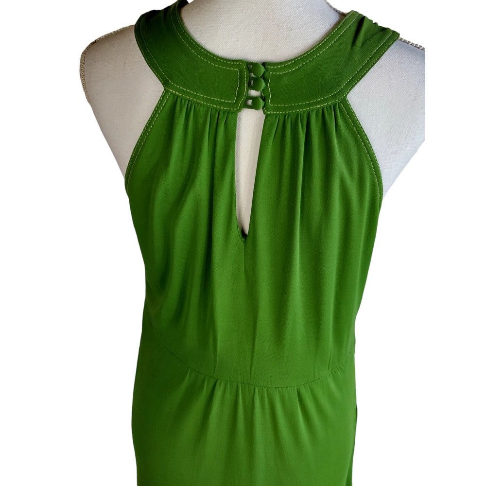 Tibi Retail $495 Tibi green sleeveless midi dress with tie Size M / US 6-8 / IT 42-44 - 4 Thumbnail