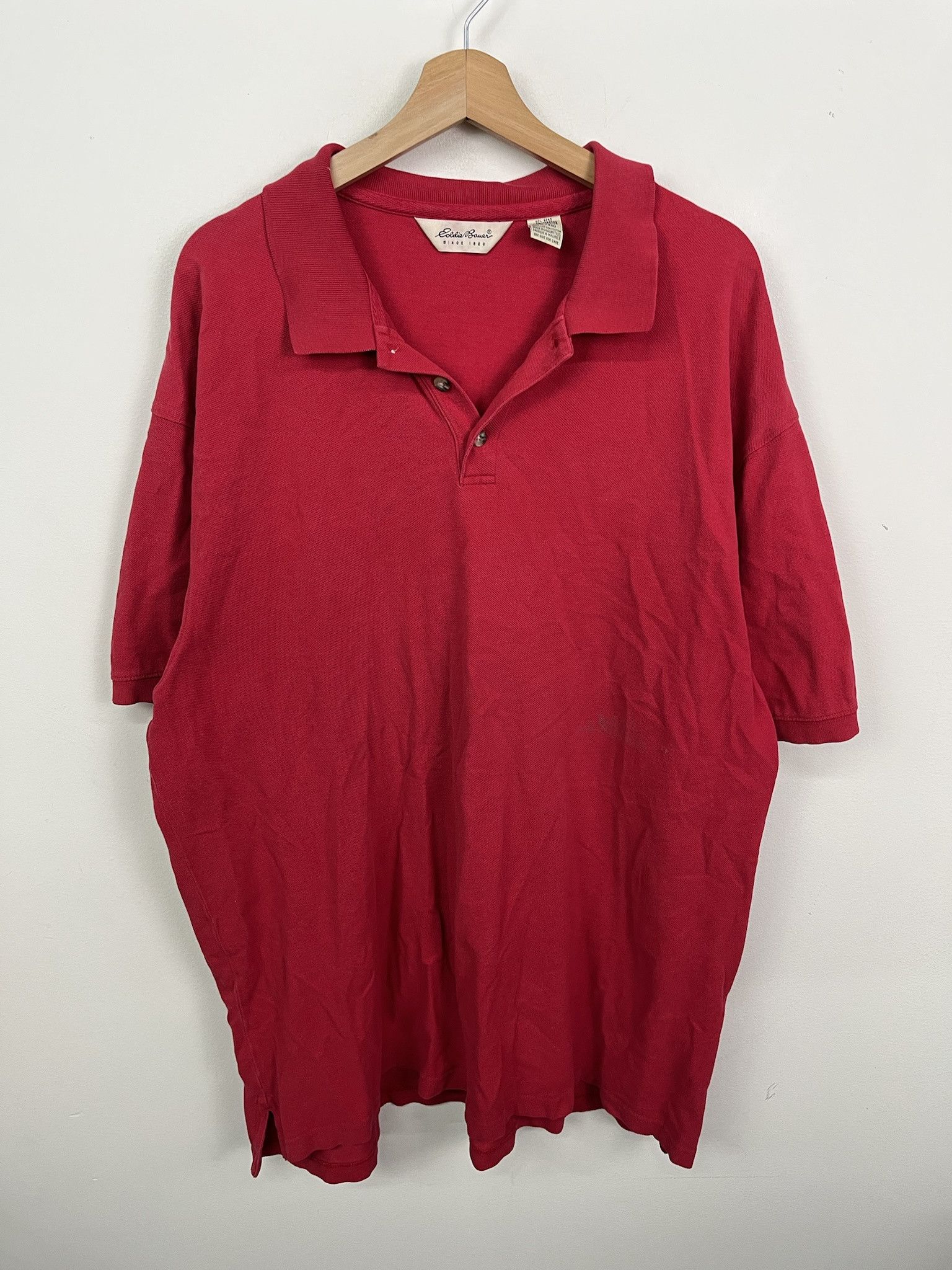 Eddie Bauer Vintage 1990s Eddie Bauer Red Golf Polo Shirt Size XXL Size US XXL / EU 58 / 5 - 1 Thumbnail