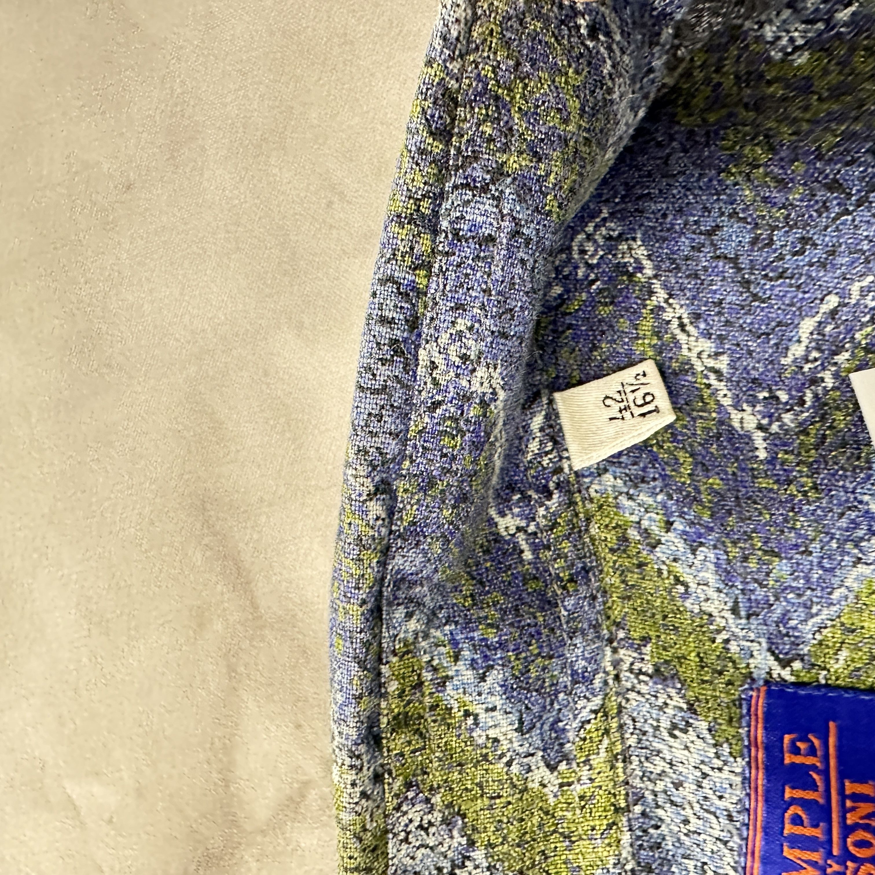 Missoni Camicia Example Missoni Fantasia Verde Blu – L Size US L / EU 52-54 / 3 - 3 Thumbnail