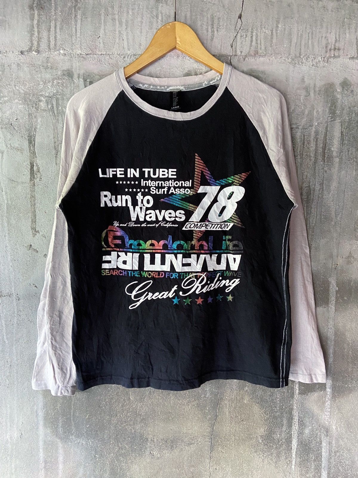 Beauty Beast × Hysteric Glamour × Japanese Brand JAPANESE RUN TO WAVE LONG SLEEVE Size US M / EU 48-50 / 2 - 1 Thumbnail