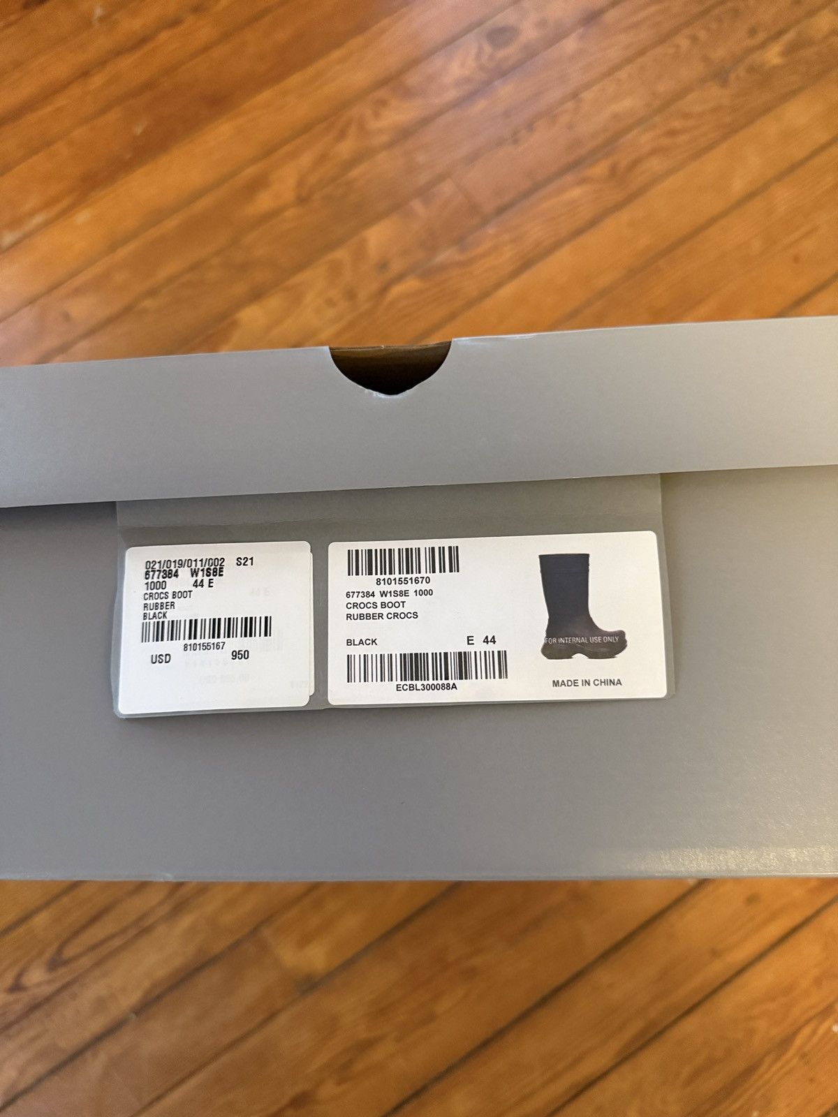 Balenciaga × Crocs Croc Boots Size US 10.5 / EU 43-44 - 9 Thumbnail