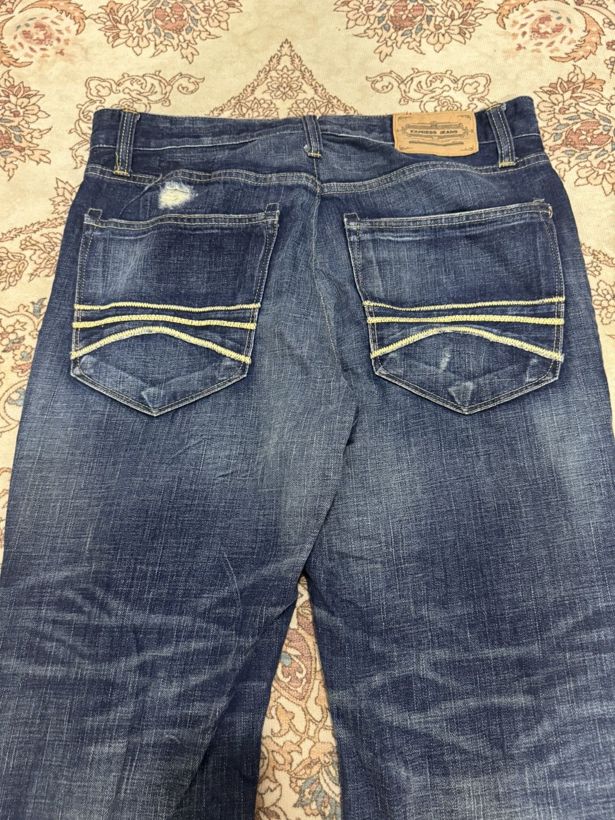 Japanese Brand × Vintage Vintage Express Jeans Slim Fit Low Rise Bootcut Size US 36 / EU 52 - 8 Thumbnail