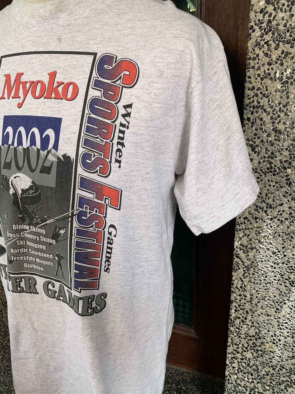Vintage Vintage 2002 Winter Games Sport Festival Myoko Kogen T shirt Size US M / EU 48-50 / 2 - 3 Thumbnail