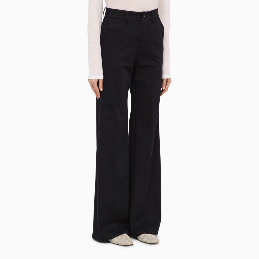 DEPARTMENT5 o1d2blof0824 Cotton Trousers in Navy Blue Size 28" / US 6 / IT 42 - 3 Thumbnail