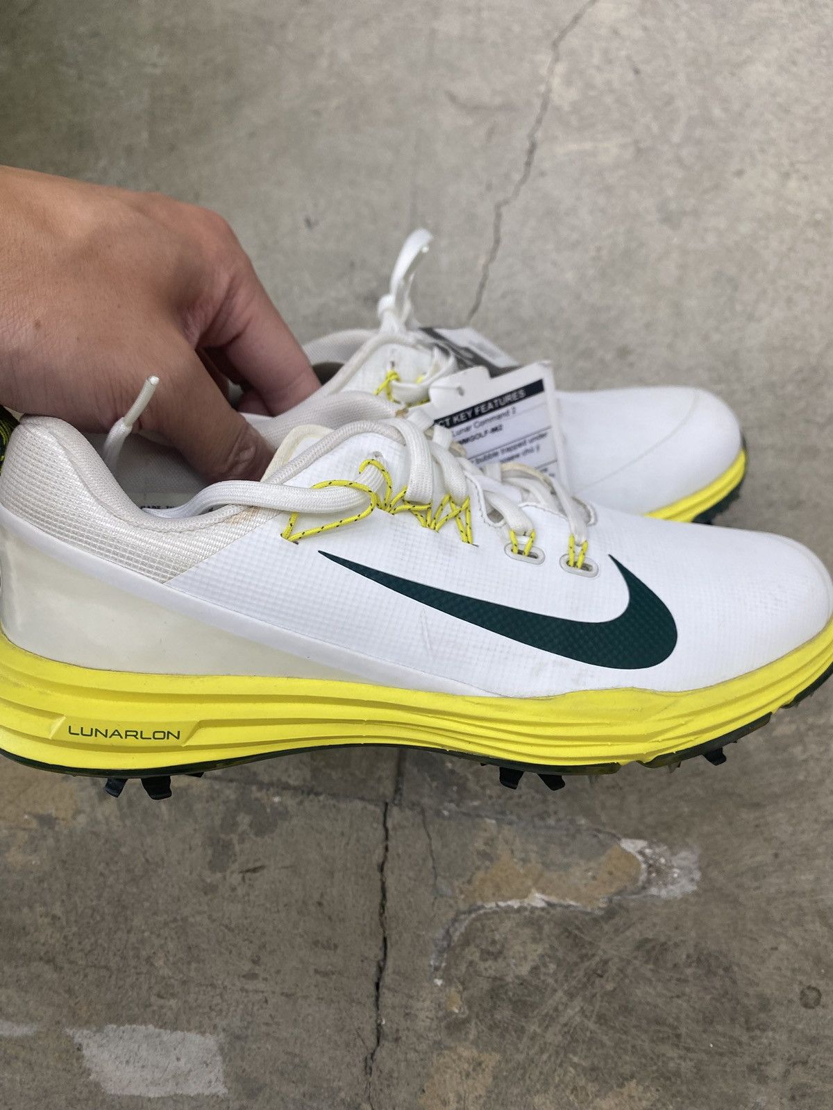 Nike RARE Sample Nike Oregon Ducks Lunar Command 2 Golf Size US 8 / EU 41 - 3 Thumbnail