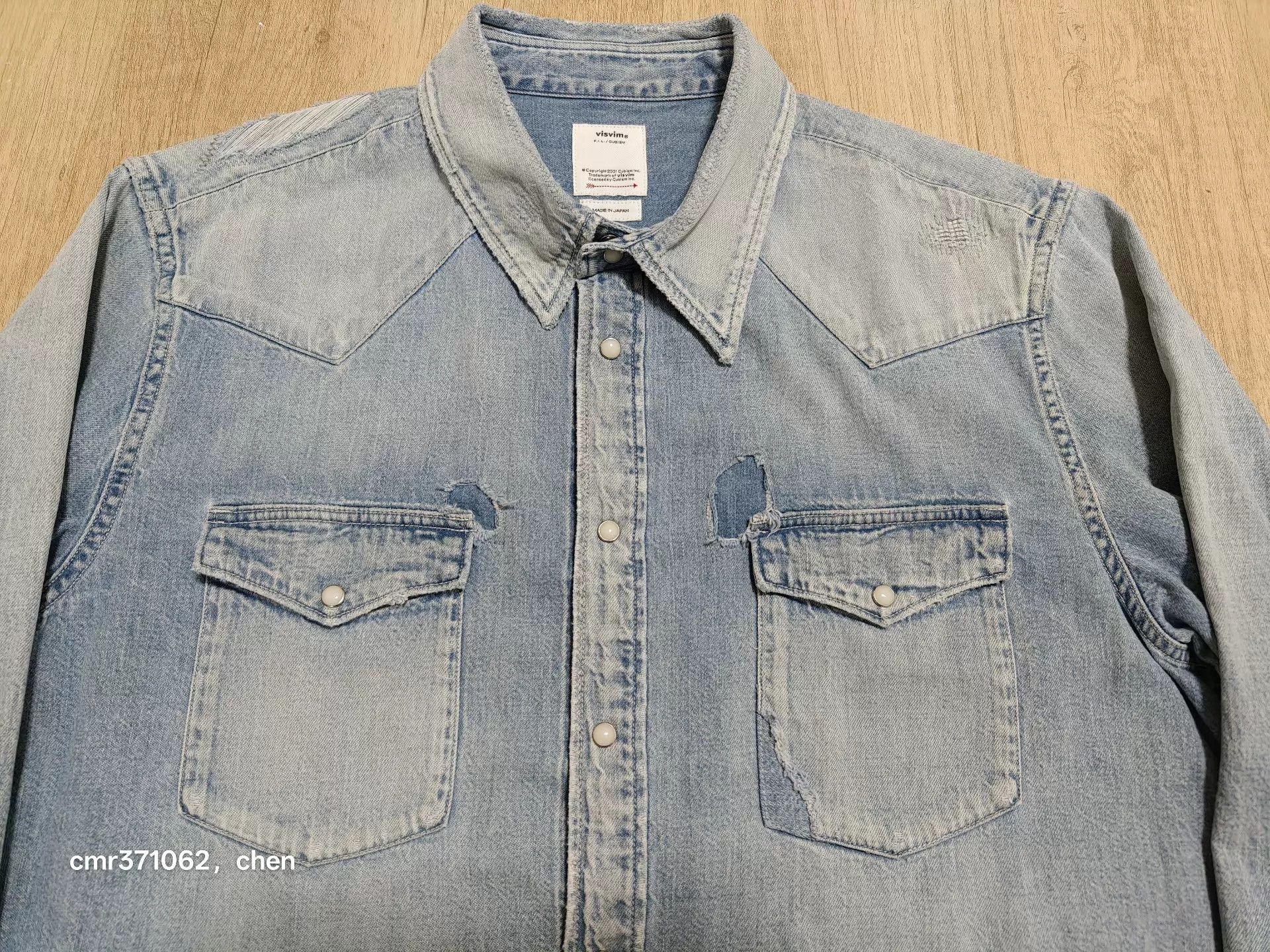 Visvim VISVIM 24SS SOCIAL SCULPTURE SHIRT CRASH 2 OV 8oz Selv Size US M / EU 48-50 / 2 - 4 Thumbnail