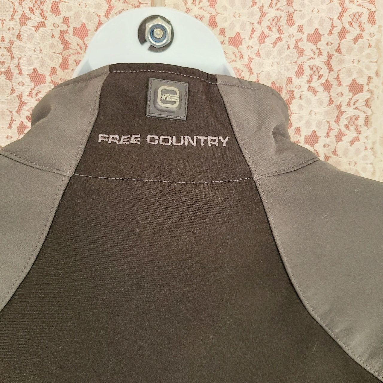 Free Country Free Country black gray full zip colorblock jacket size xl Size US XL / EU 56 / 4 - 9 Thumbnail