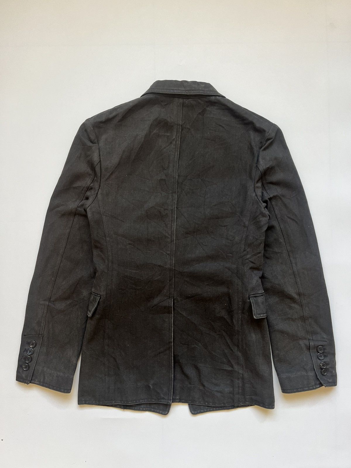 5351 POUR LES HOMMES × Designer × Japanese Brand 5351 Pour Les Hommes Workwear Style Blazer Size 34S - 6 Thumbnail