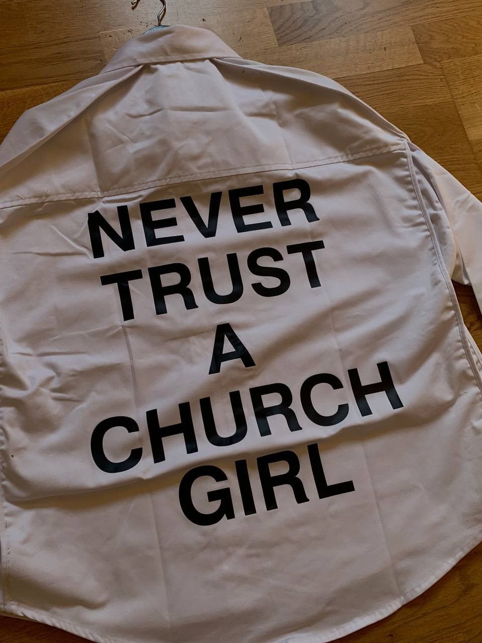 Hood By Air SS17 Hood by Air HBA Never Trust A Church Girl Shirt  
