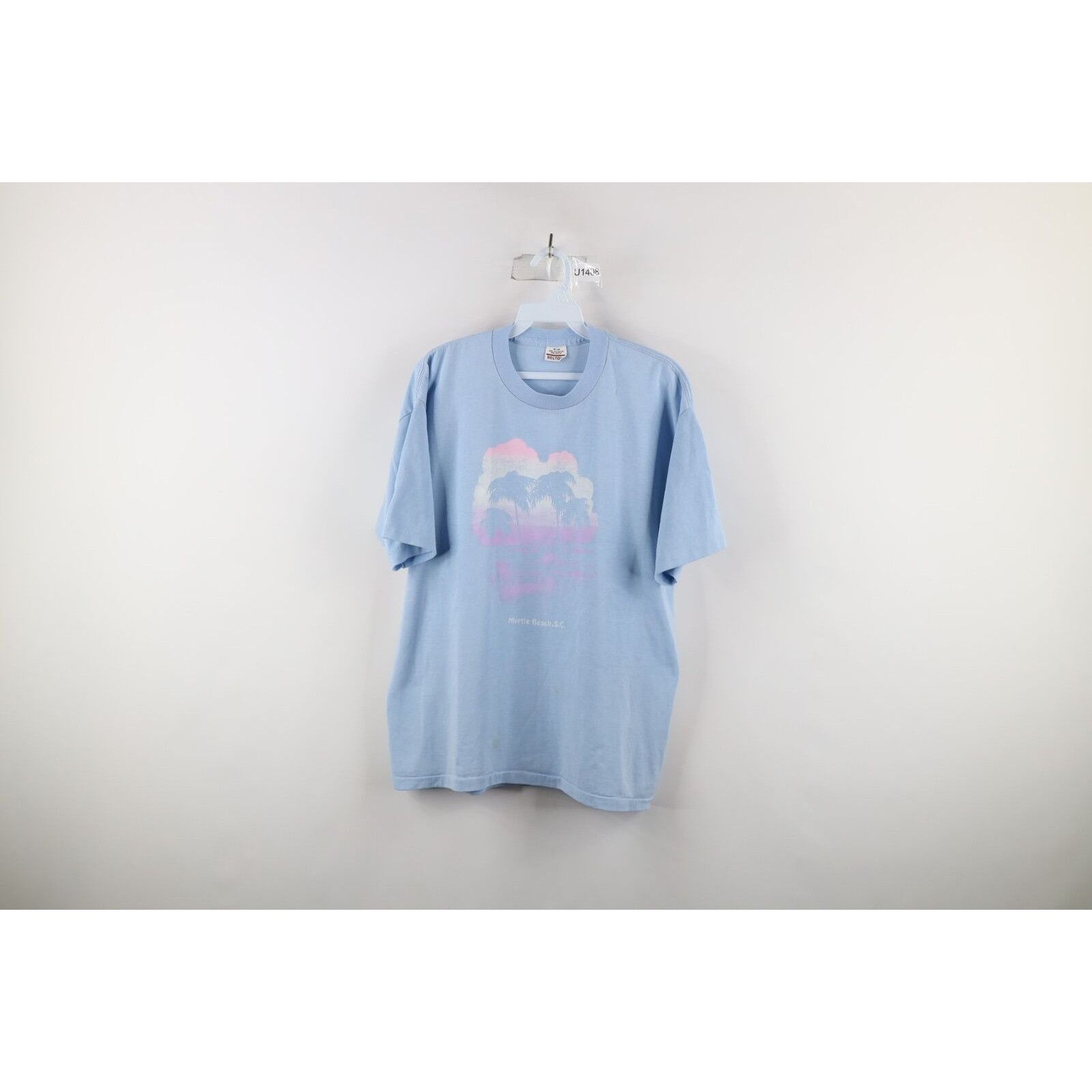 Vintage Vintage 70s Streetwear Distressed Myrtle Beach T-Shirt Size US L / EU 52-54 / 3 - 1 Thumbnail