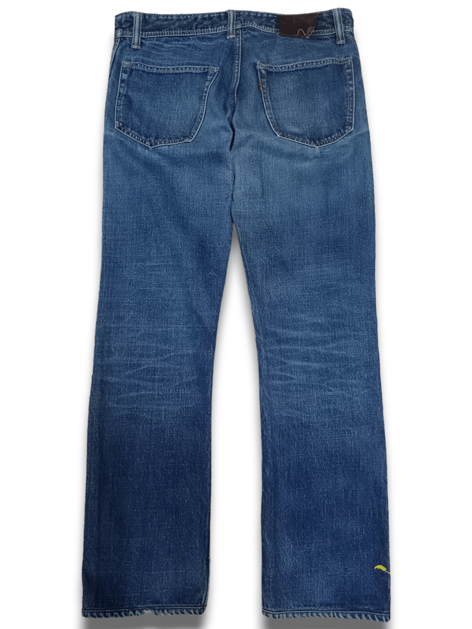 Japanese Brand Vintage THE CHANGELING Selvedge Distressed Loose Jeans Size US 33 - 2 Thumbnail