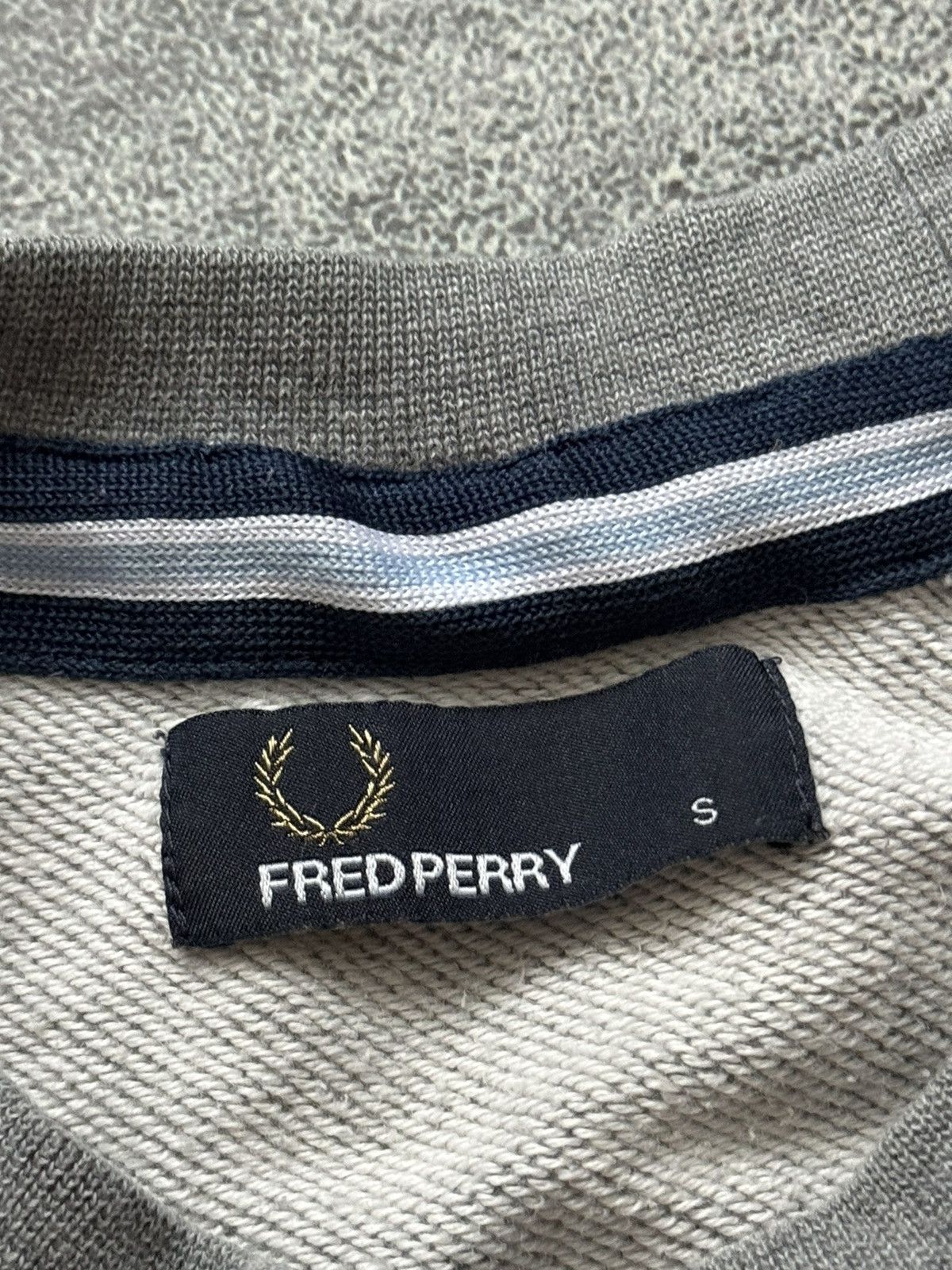 Designer × Fred Perry Fred Perry S gray sweatshirt jumper pullover long sleeve Size US S / EU 44-46 / 1 - 8 Thumbnail