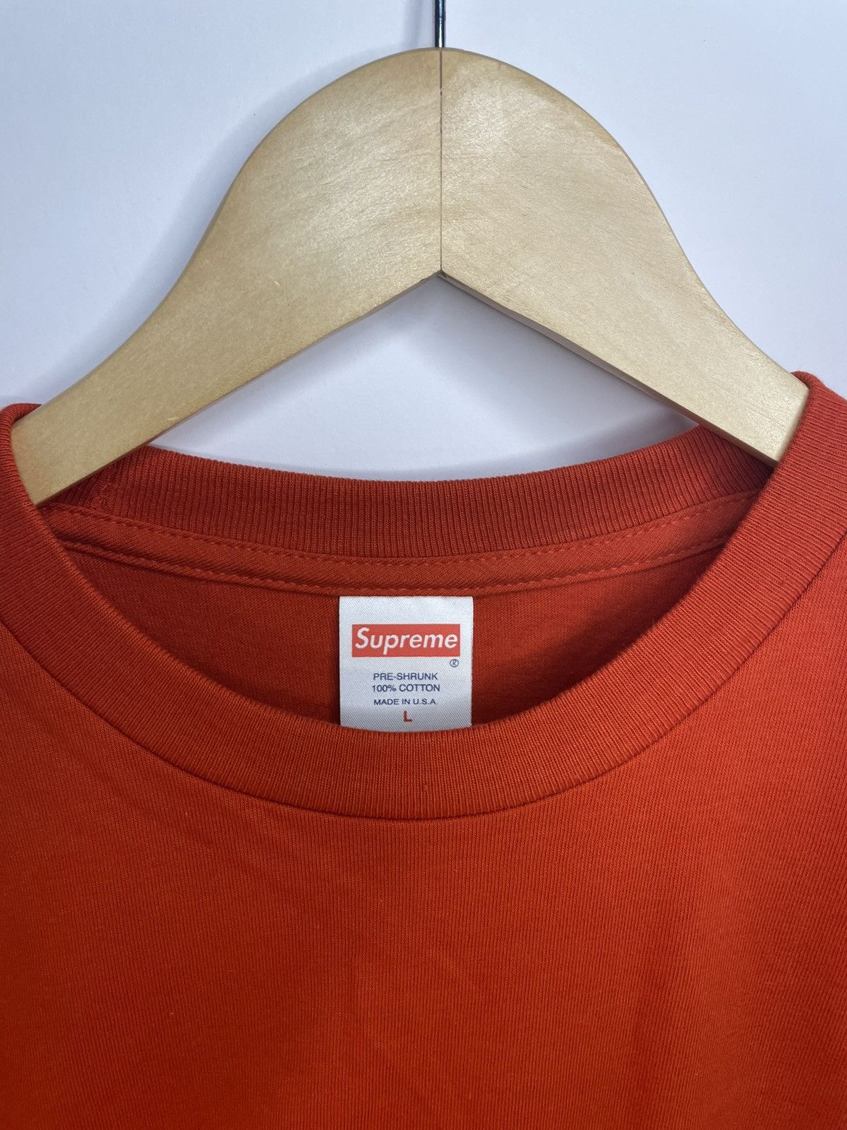 Supreme Supreme Blank Tee Size L SAME DAY SHIPPING Size US L / EU 52-54 / 3 - 1 Thumbnail