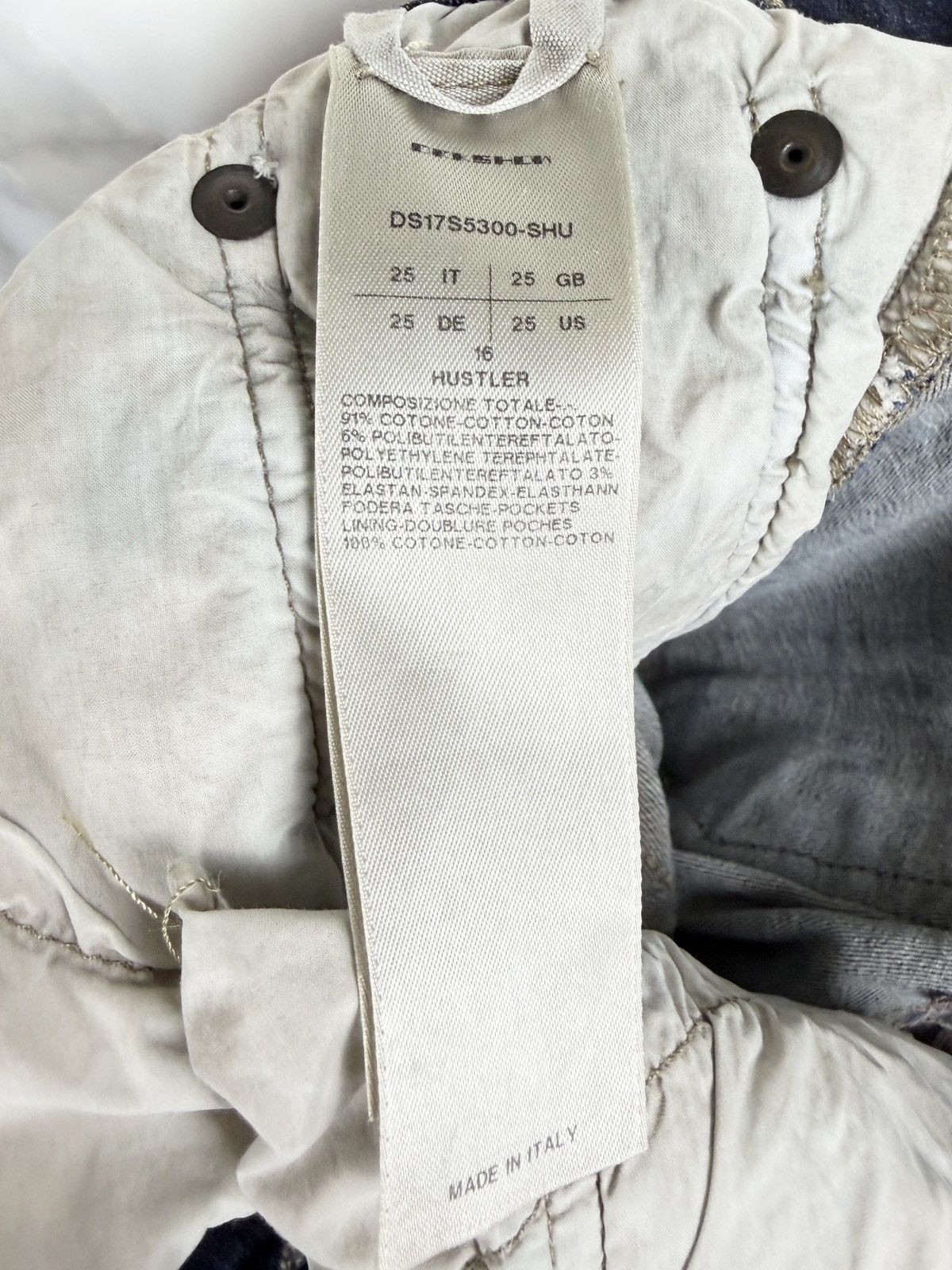 Rick Owens SS17 Rick Owens Stretch Hustler Skinny Detroit Denim Jeans Size US 26 / EU 42 - 8 Thumbnail